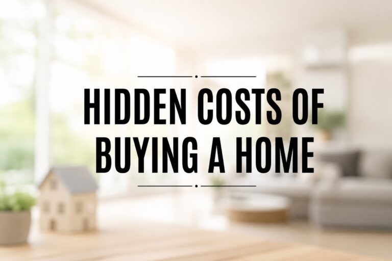 Hidden Costs of Buying a Home