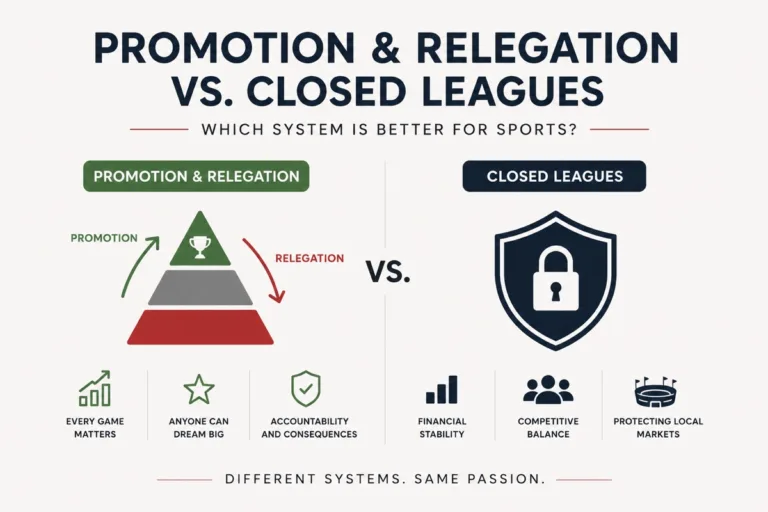Promotion and Relegation vs. Closed Leagues: Which System Is Better for Sports?