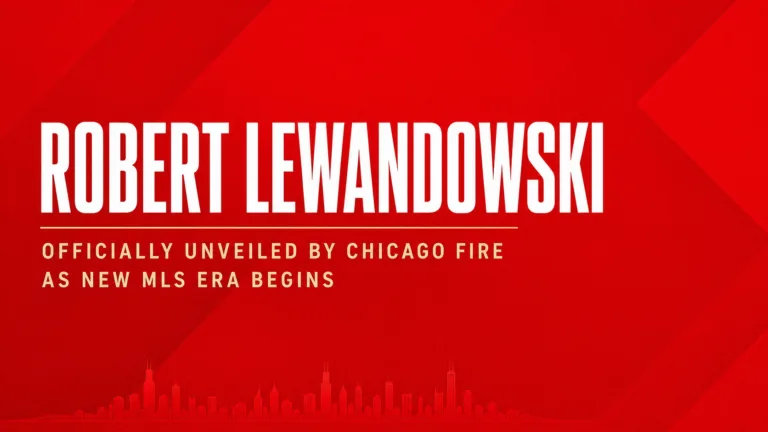 Robert Lewandowski Officially Unveiled by Chicago Fire as New MLS Era Begins