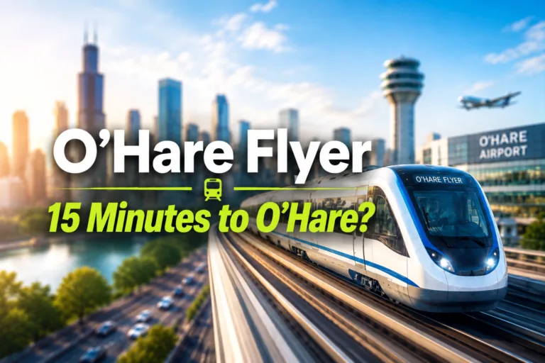 15 Minutes to O’Hare? Chicago Leaders Unveil $2.25 Billion Express Train Plan