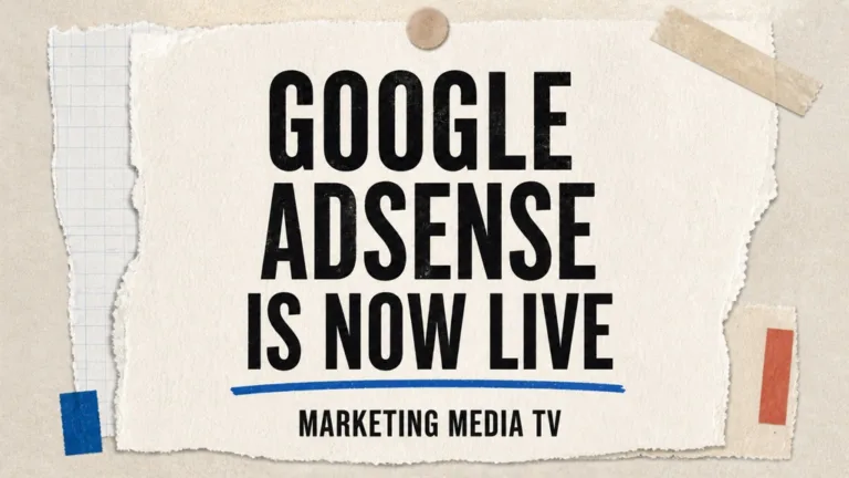 Marketing Media TV Is Preparing a New Sitewide Advertising Program