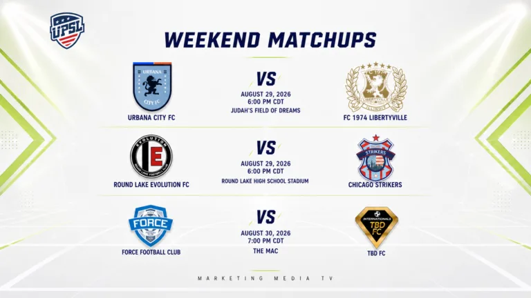 UPSL Midwest Central Weekend Preview: Three Matches Set for Illinois