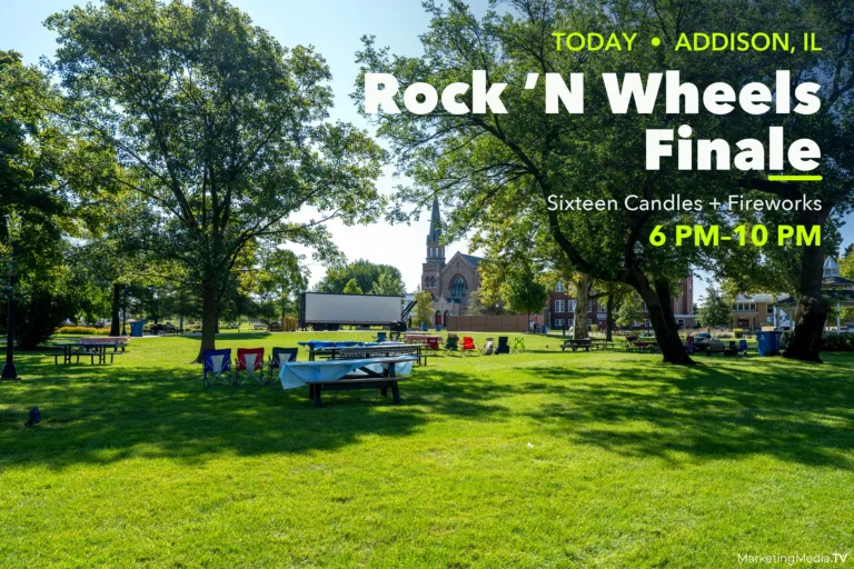 Addison, IL Prepares for Tonight’s Rock ’N Wheels Finale With Sixteen Candles and Fireworks