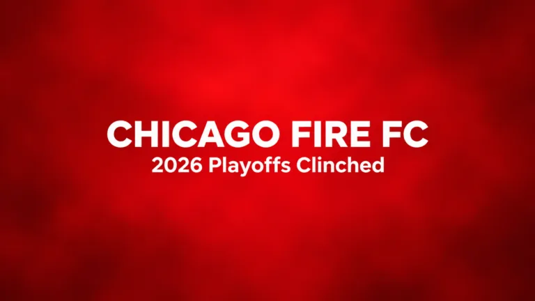 Chicago Fire Clinch 2026 MLS Playoff Berth Despite New England Loss